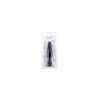 Plug anal noir 15cm avec ventouse 
